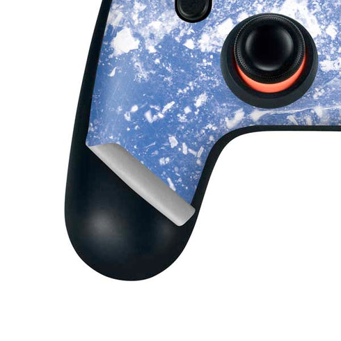 NHL New York Rangers Frozen Google Stadia Controller Skin